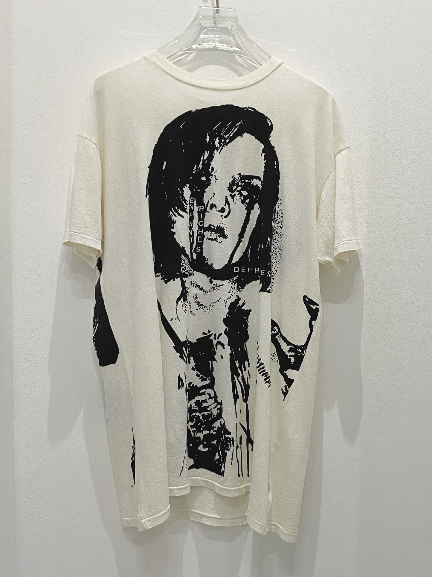 ENFANTS RICHES DÉPRIMÉS Funeral Parade T-shirt Ivory/Black