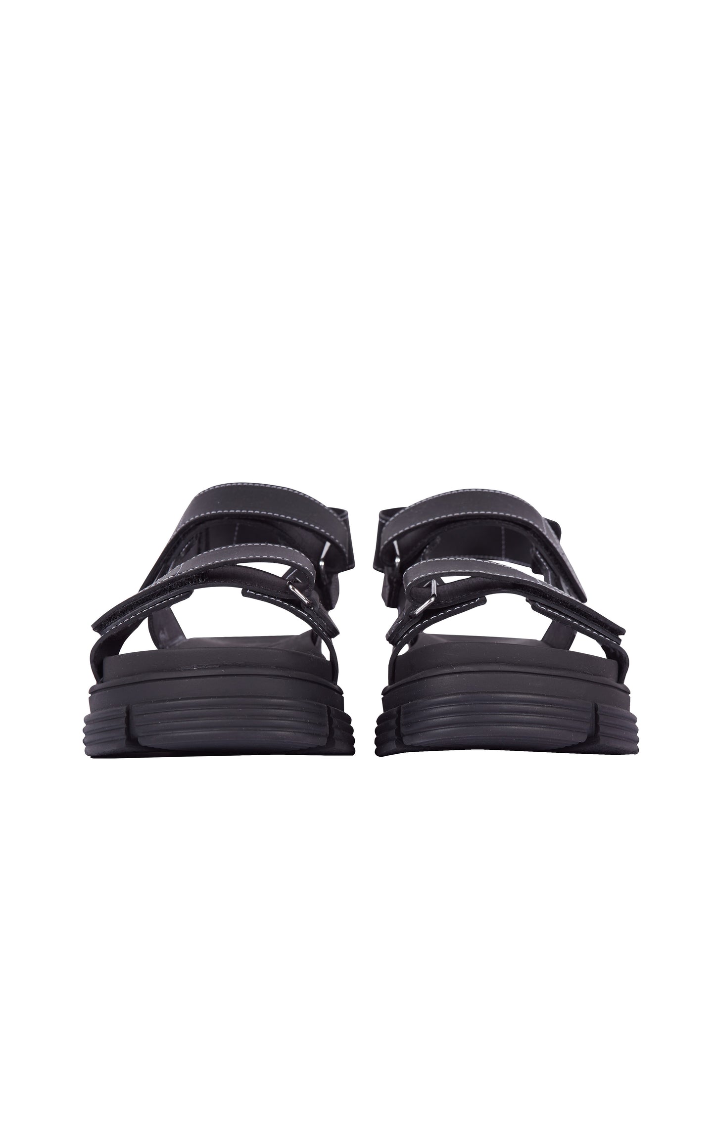 Ganni Rubber Sandals Black