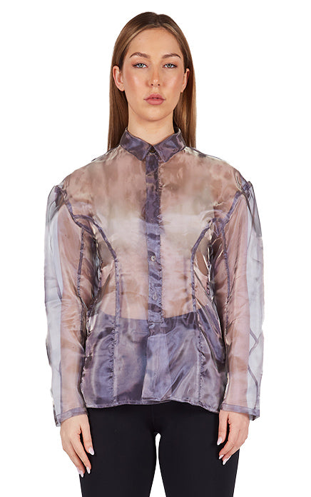 Ambush organza Shirt Purple