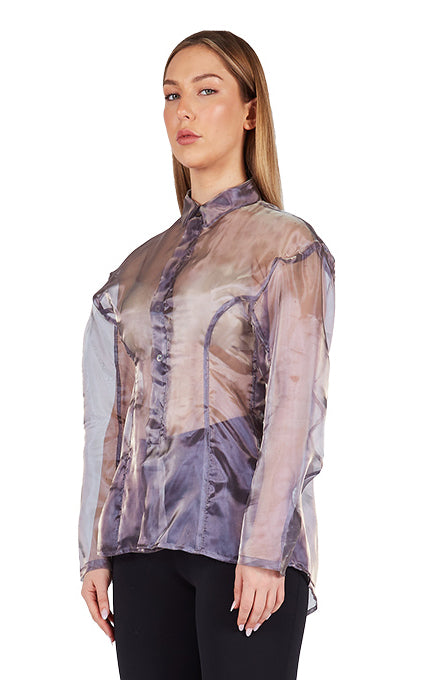 Ambush organza Shirt Purple
