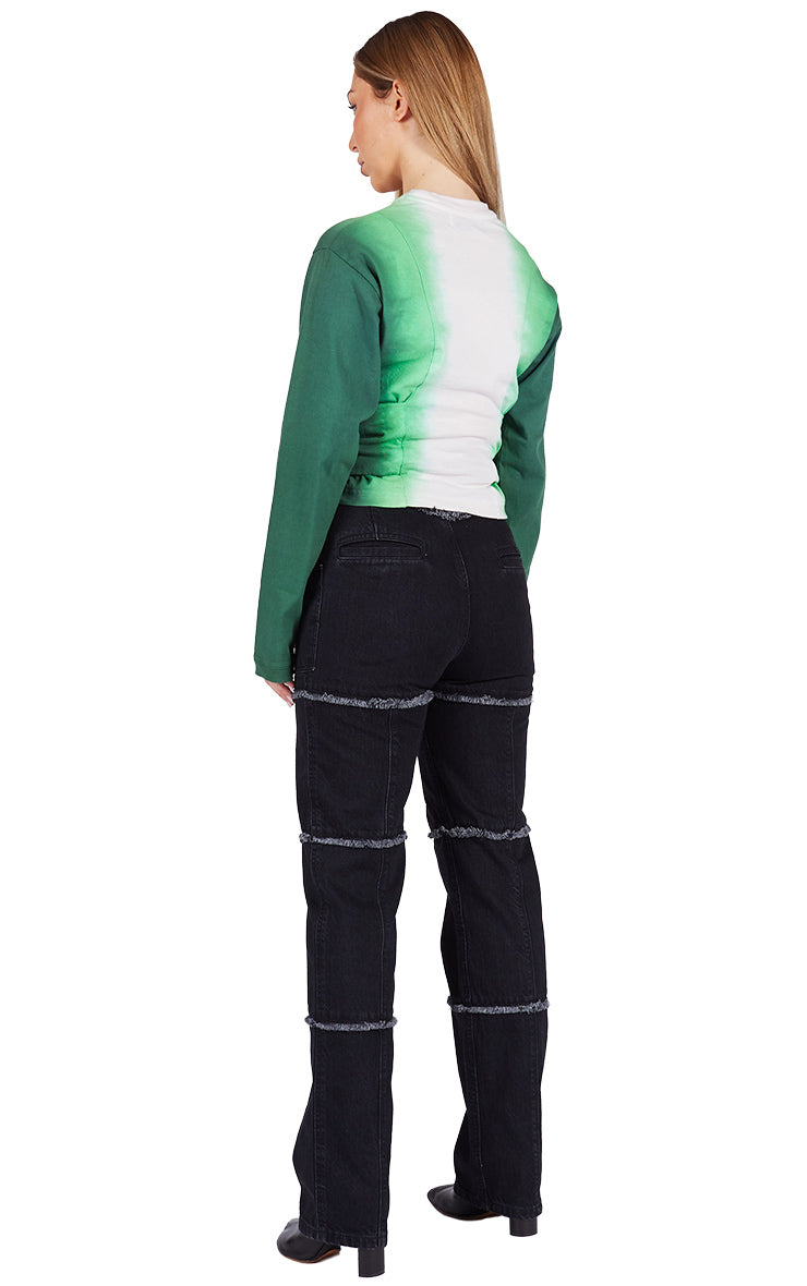 Ambush tie dye tie waist L/S T-shirt