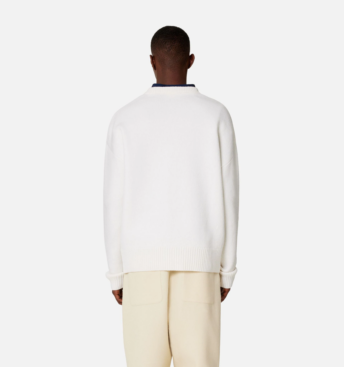 Ami de Coeur Crewneck Sweater White