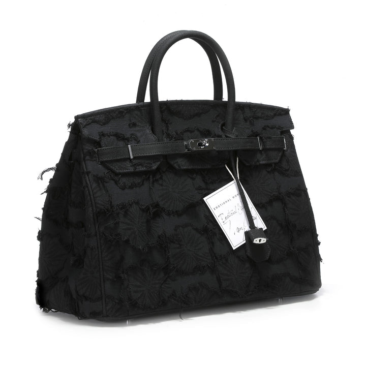 Emotional World Vintage Black Navy Travel Bag 40