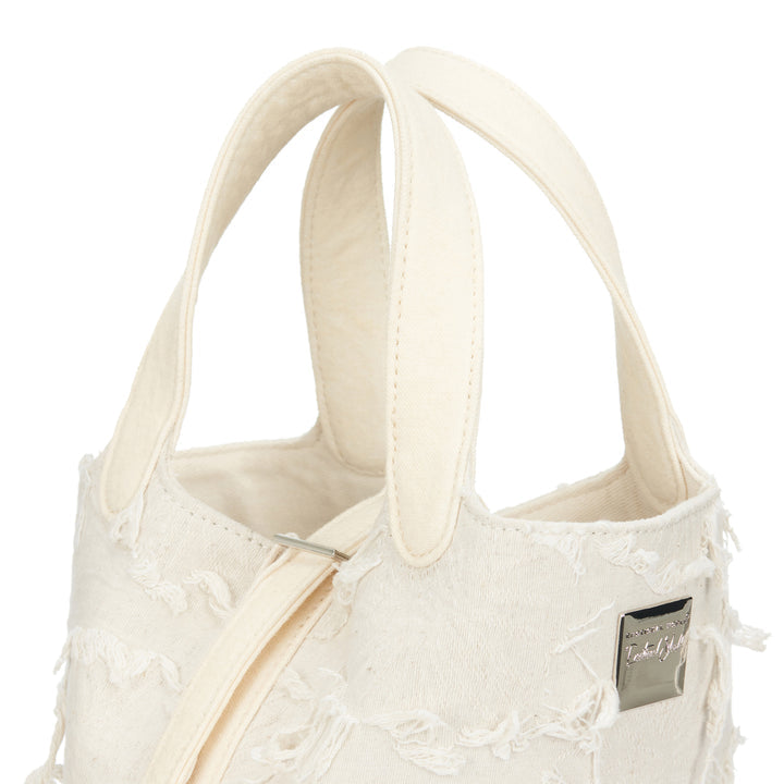 Emotional World Vintage Off White Bucket Bag