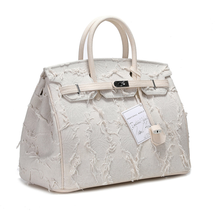 Emotional World Vintage Off White Travel Bag 40