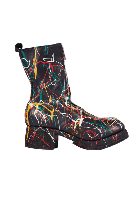 Guidi PL2WZ DRP Front Zip Ankle Boots