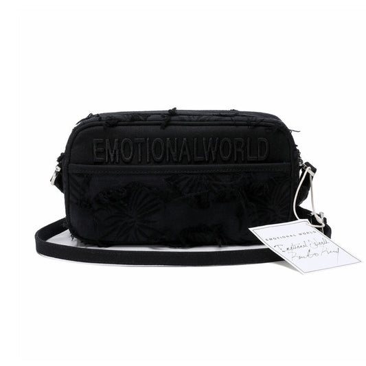 Emotional World Vintage Black Navy Bento Bag