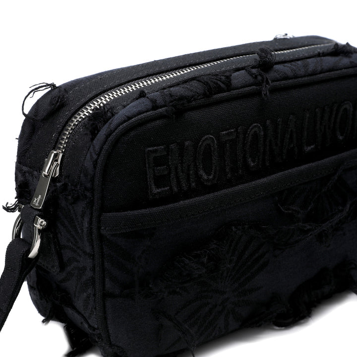 Emotional World Vintage Black Navy Bento Bag