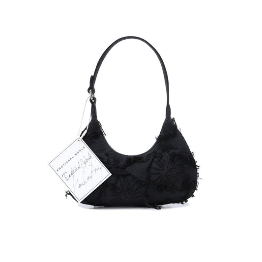 Emotional World Vintage Black Navy Kandy Bag Small