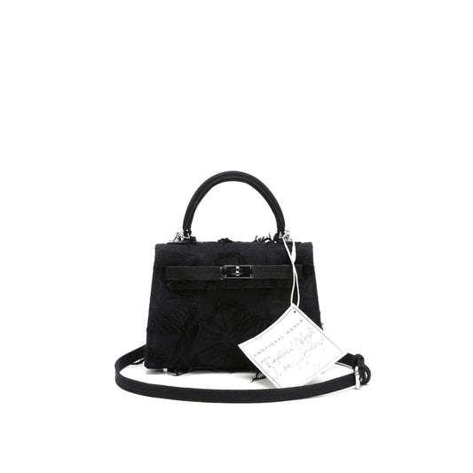 Emotional World Vintage Black Navy Shoulder Bag 19
