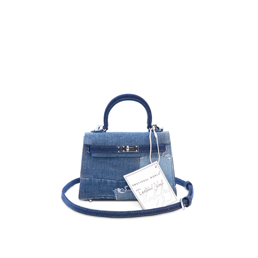 Emotional World Vintage Multi Denim Shoulder Bag 19