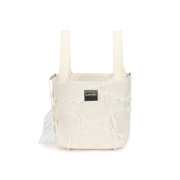 Emotional World Vintage Off White Bucket Bag