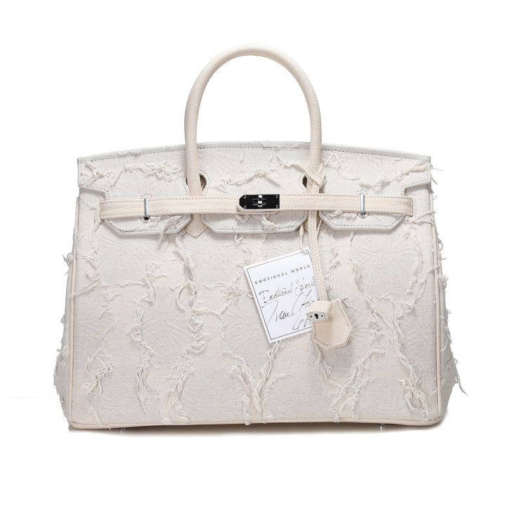 Emotional World Vintage Off White Travel Bag 40