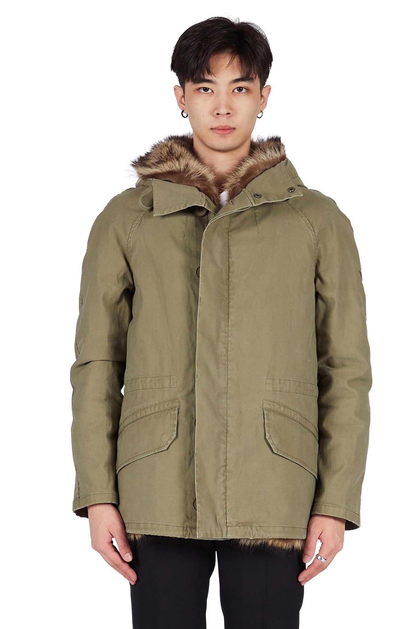 Yves Salomon Khaki Parka