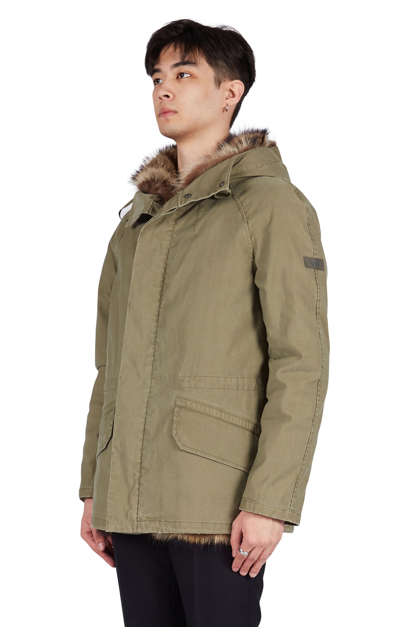 Yves Salomon Khaki Parka