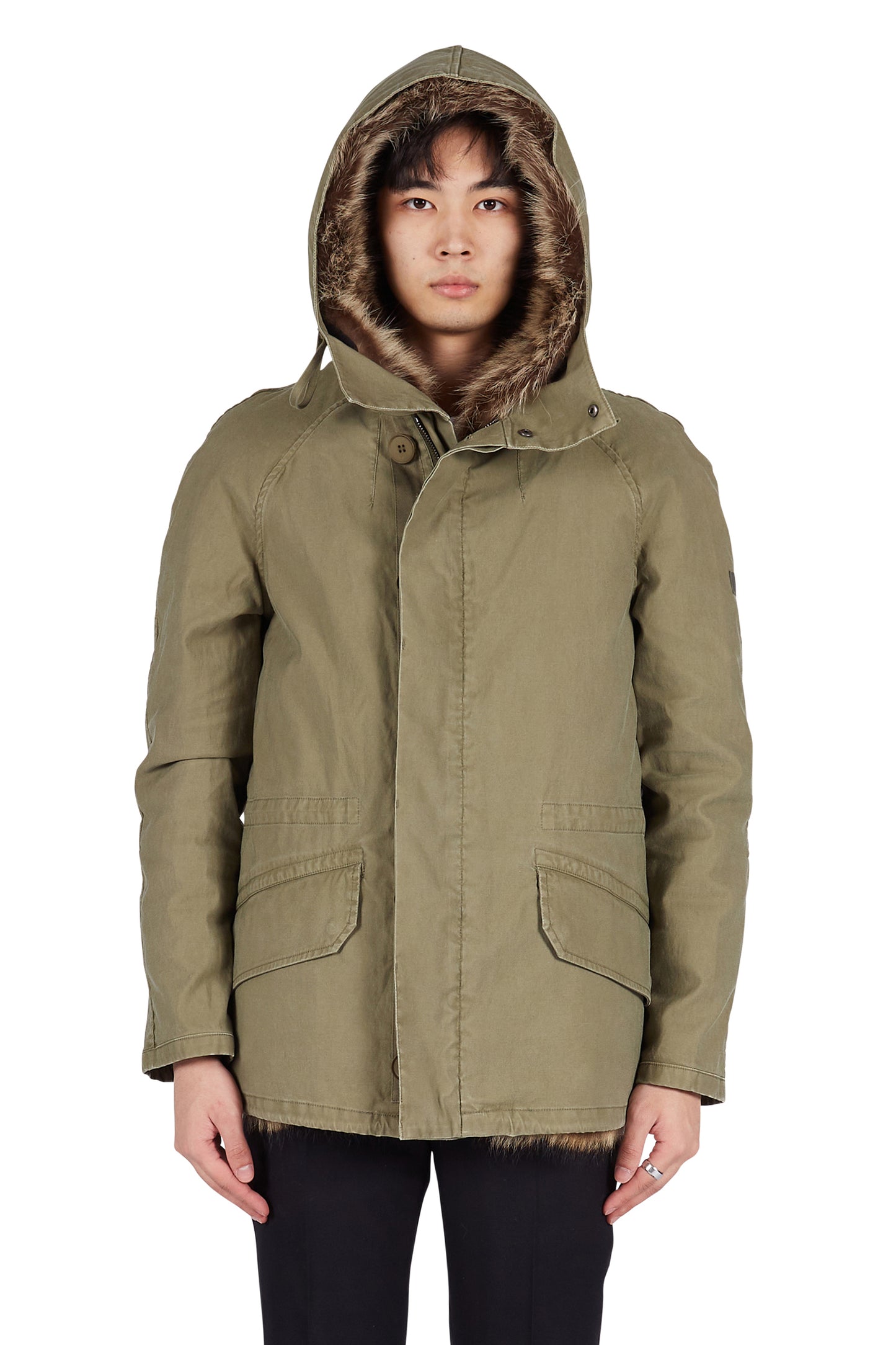 Yves Salomon Khaki Parka