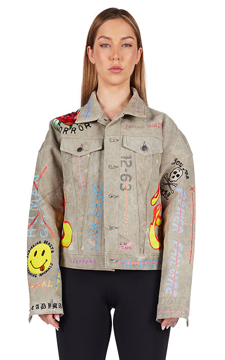 Readymade Work Jacket with Print