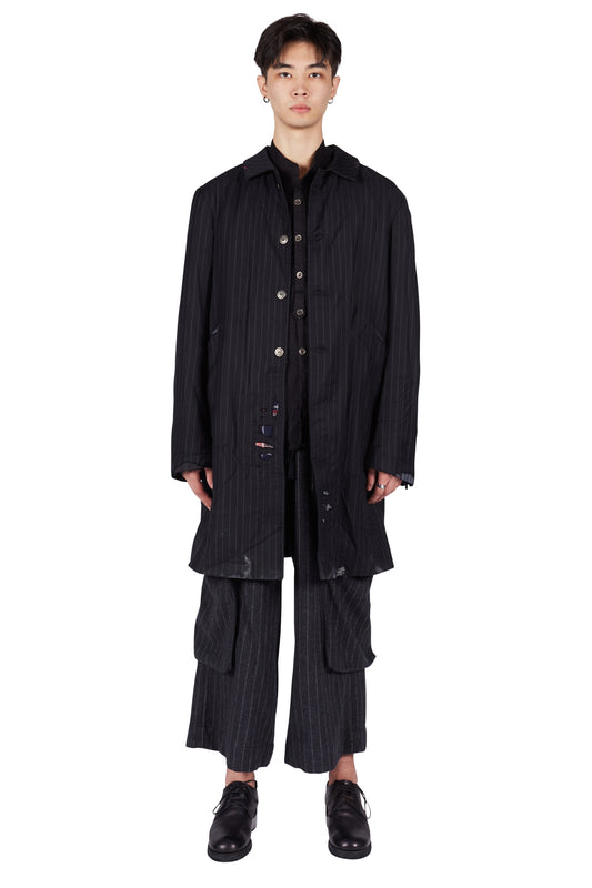 Greg Lauren 50/50 Artist Coat Black