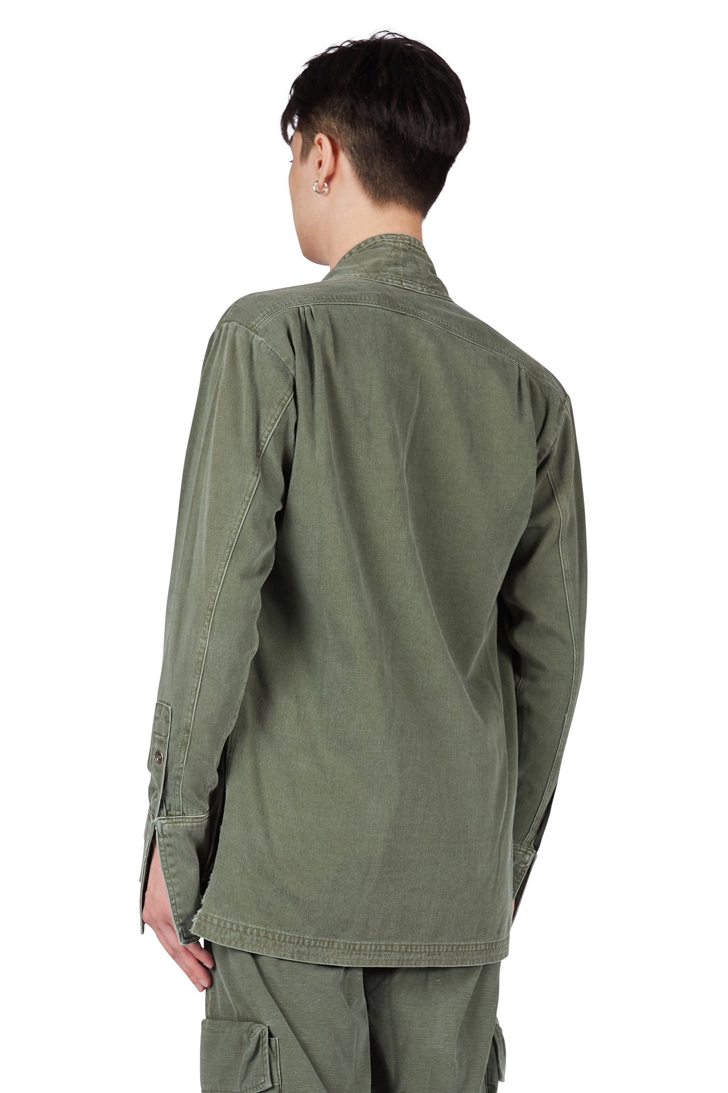 Greg Lauren Kimono Studio Jacket Khaki